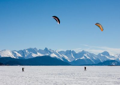 Winter Kiting on the Chilkat River