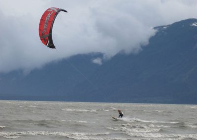 James on the Surfboard, Haines